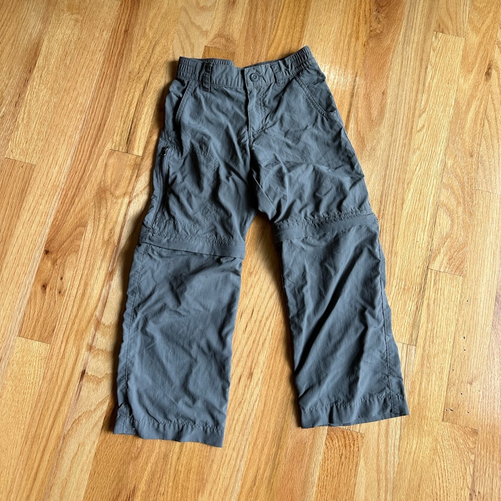 Columbia Kid’s Grey Zip Off Convertible Pants size XXS 4/5